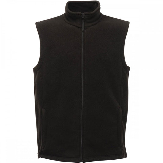 TRA801 Mens Micro Fleece Bodywarmer Black L *One Size Only - Outlet Store*