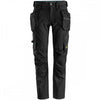 6208 LiteWork Trousers+ 4 Way Stretch Detachable Holster Pockets Black - Slim Fit Black 30" 31" *One Size Only - Outlet Store*