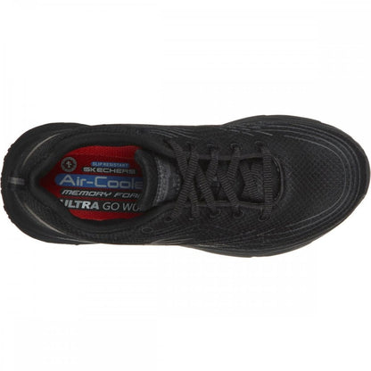 Max Cushioning Womens Elite Slip Resistant Occupational Shoes Black
