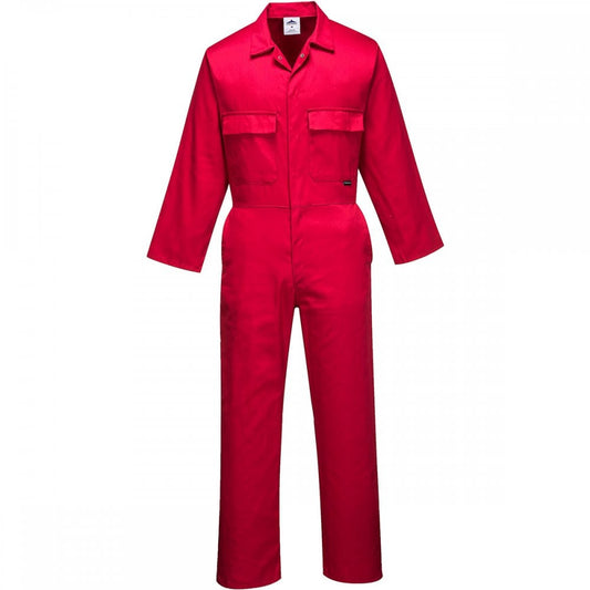 S999 Euro Work Boilersuit Red M 31" *One Size Only - Outlet Store*
