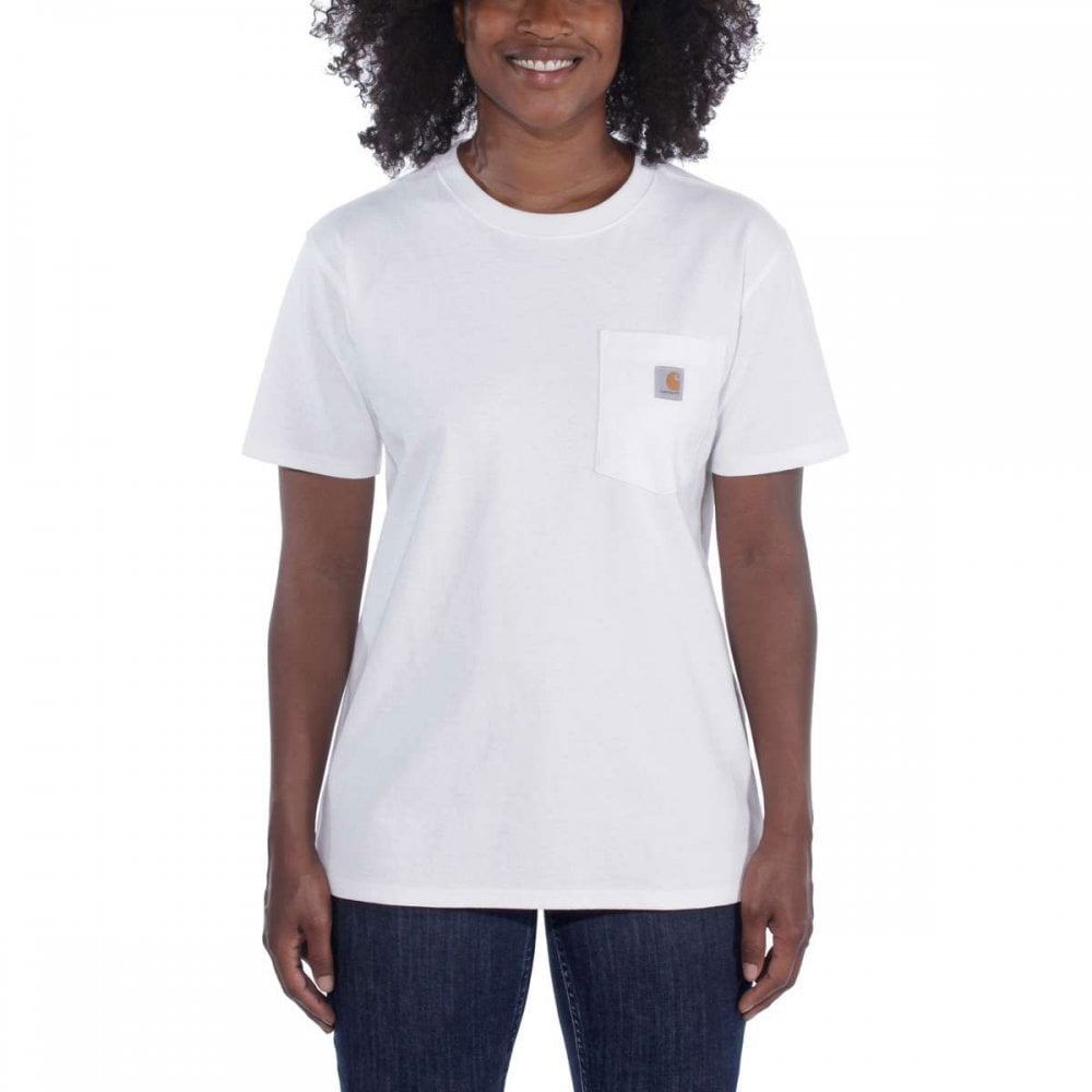 103067 Loose Fit Heavyweight Short-Sleeve K87 Pocket T-Shirt White XL *One Size Only - Outlet Store*
