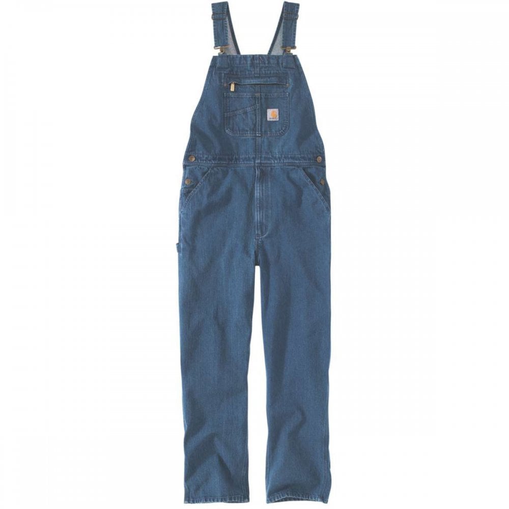 104672 Loose Fit Denim Bib Overall Darkstone 32" 40" *One Size Only - Outlet Store*