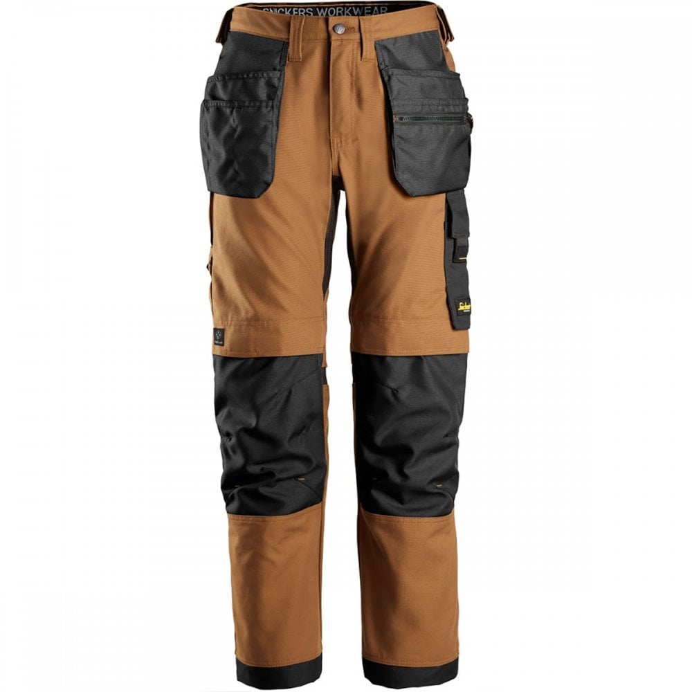 6224 AllroundWork Canvas+ STRETCH Ventilated Trouser With Holster Pockets Black 28" 35" *One Size Only - Outlet Store*