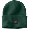 105217 Knit Shamrock Patch Beanie