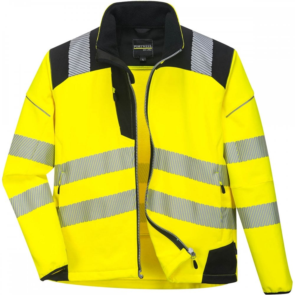 T402 PW3 Hi-Vis Softshell Jacket