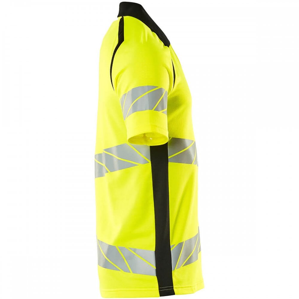 19083 Polo shirt Hi-Vis Yellow/Black 2XL *One Size Only - Outlet Store*