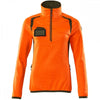 19353 Womens Accelerate Safe Fleece Jumper with half zip