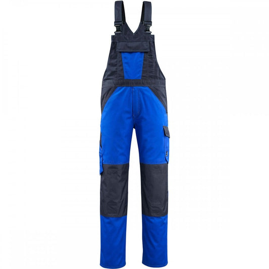15769 Leeton Light Bib & Brace With Kneepad Pockets Royal/Dark Navy 32" 34.5" *One Size Only - Outlet Store*