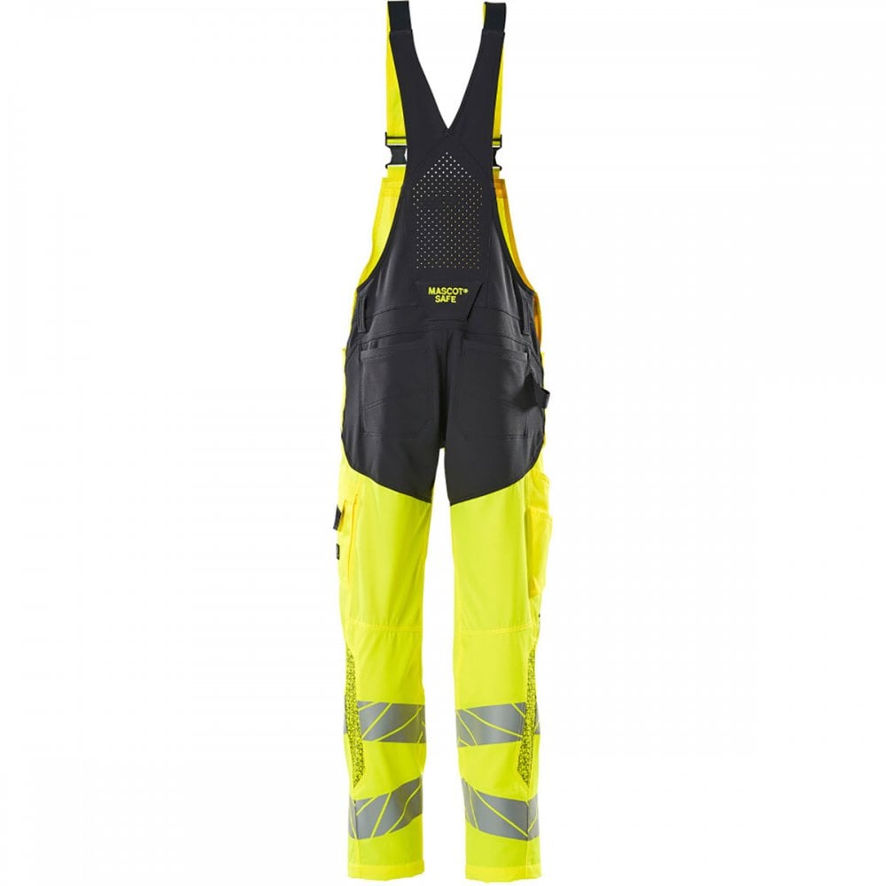 19569 Accelerate Safe Bib & Brace with kneepad pockets