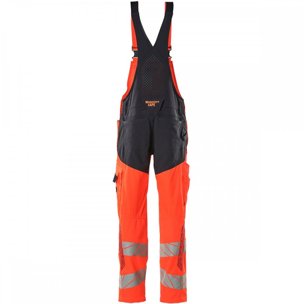19569 Accelerate Safe Bib & Brace with kneepad pockets