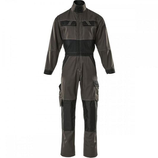 15719 Wallan Light Boilersuit With Kneepad Pockets Dark Anthracite/Black S *One Size Only - Outlet Store*