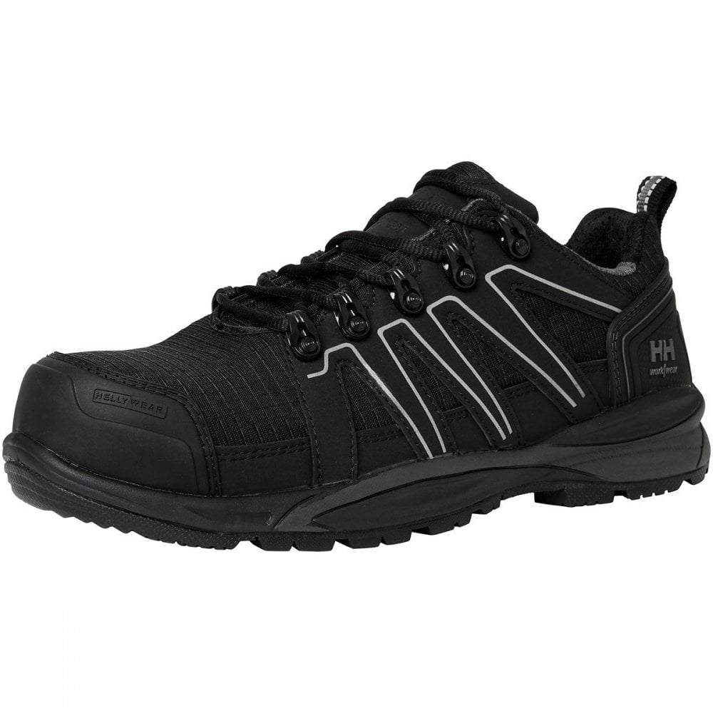 78421 Manchester Composite-Toe Safety Low S3 Shoes UK3 - EU36 - US4 Black/Grey *One Size Only - Outlet Store*