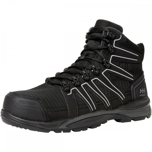 78422 Manchester Composite-Toe Safety Mid S3 Shoes UK11 - EU46 - US12 Black/Grey *One Size Only - Outlet Store*