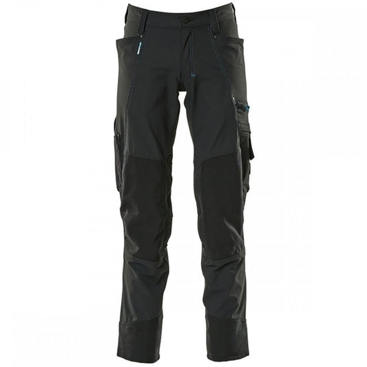 17179 Advanced Trousers with kneepad pockets - with STRETCH material Black 30" 30.5" *One Size Only - Outlet Store*