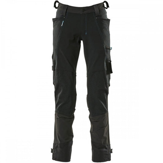 17079 Advanced Trousers with kneepad pockets Black 32" 38.5" *One Size Only - Outlet Store*