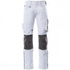 12679 Mannheim Unique Trousers With Kneepad Pockets White/Dark Anthracite 30" 34.5" *One Size Only - Outlet Store*