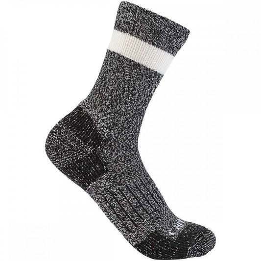 SC7680W Womens Midweight Crew Sock Black M *One Size Only - Outlet Store*
