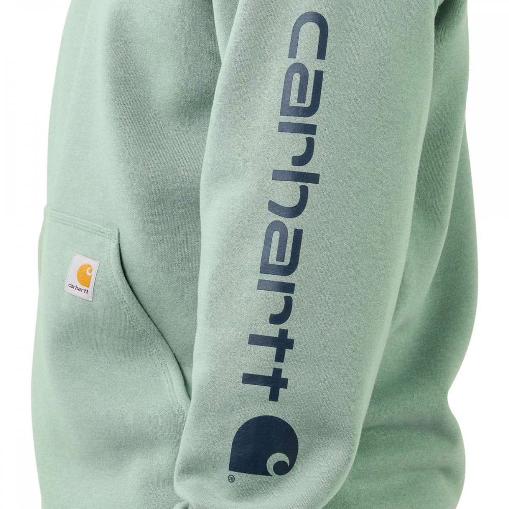 K288 Loose Fit Midweight Logo Sleeve Graphic Sweatshirt