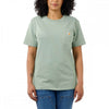 103067 Loose Fit Heavyweight Short-Sleeve K87 Pocket T-Shirt Jade Heather XL *One Size Only - Outlet Store*