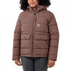 105457 Womens Relaxed Fit Montana Insulated Jacket Nutmeg S *One Size Only - Outlet Store*