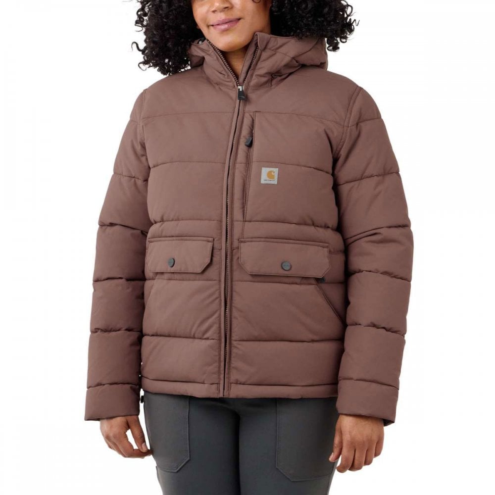 105457 Womens Relaxed Fit Montana Insulated Jacket Nutmeg M *One Size Only - Outlet Store*