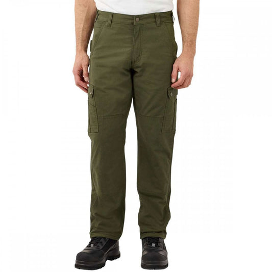 105491 Cargo Fleece Lined Work/Walking Trouser - Ripstop material Basil 32" 36" *One Size Only - Outlet Store*