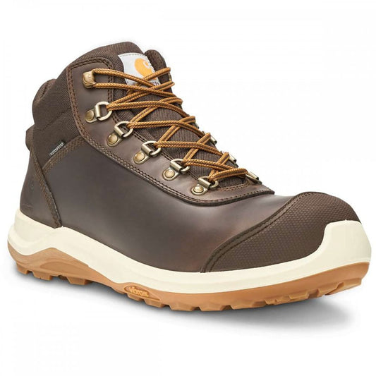 F705159 Wylie Waterproof S3 Safety Boot - Waterproof & Breathable UK7.5 - EU41 - US8.5 Dark Brown *One Size Only - Outlet Store*