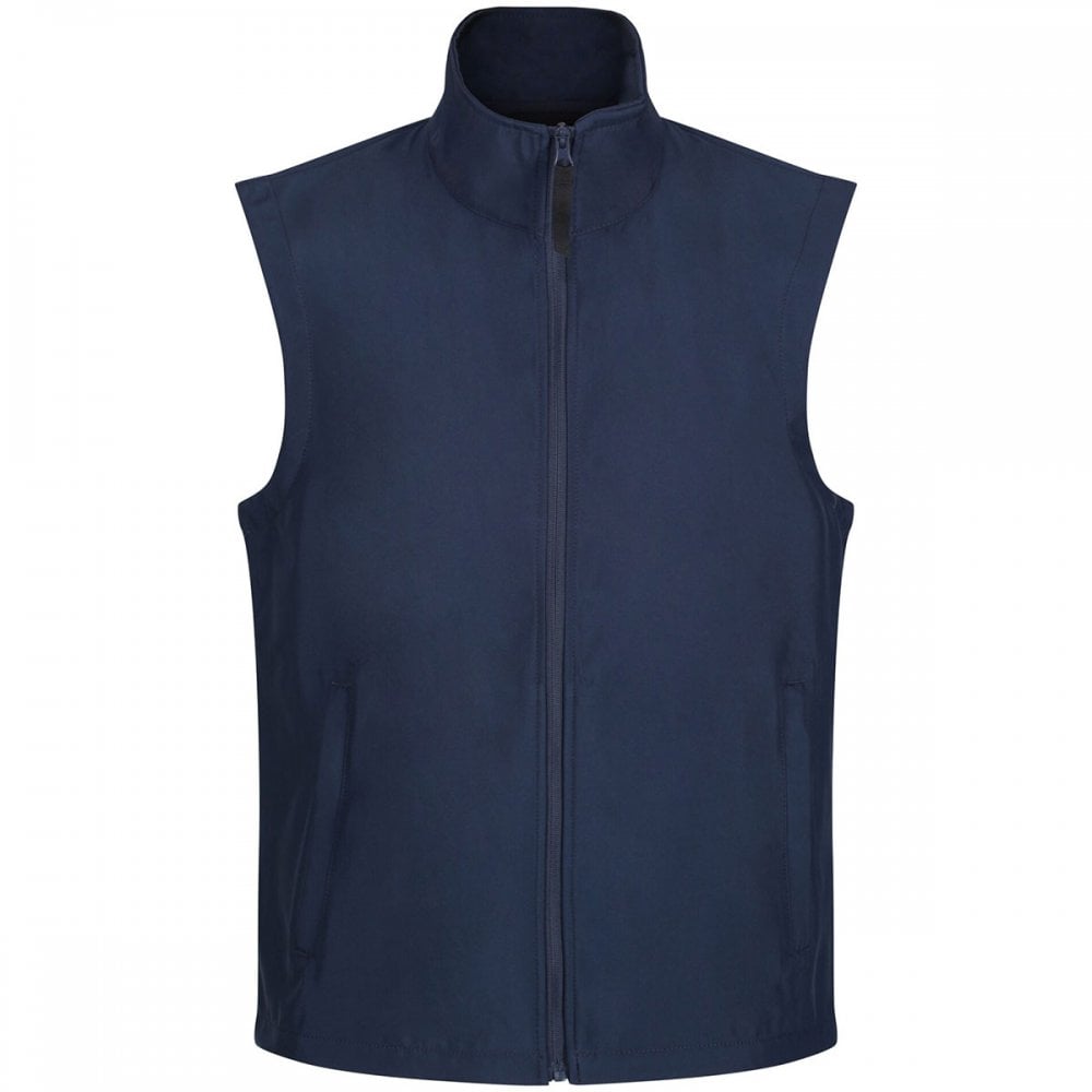 TRA820 Mens Classic Printable Softshell Bodywarmer Navy L *One Size Only - Outlet Store*