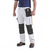 100233 Emea Multipocket Ripstop Trouser White White 38" 34" *One Size Only - Outlet Store*