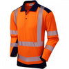 P15 Wringcliff ISO 20471 Class 2 Dual Colour Coolviz Plus Long Sleeved Polo Shirt