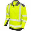 P15 Wringcliff ISO 20471 Class 2 Dual Colour Coolviz Plus Long Sleeved Polo Shirt