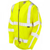 S25 Huish ISO 20471 Class 3 Limited Flame Spread/Anti-Static Sleeved Zip (EN 14116/EN 1149) Hi-Vis Yellow 3XL *One Size Only - Outlet Store*