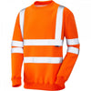 SS05 Winkleigh ISO 20471 Class 3 Crew Neck Sweatshirt Hi-Vis Orange L *One Size Only - Outlet Store*