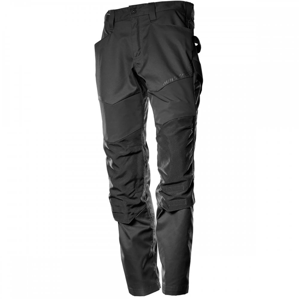 22479 Customized Trousers with kneepad pockets Black 30" 42.5" *One Size Only - Outlet Store*
