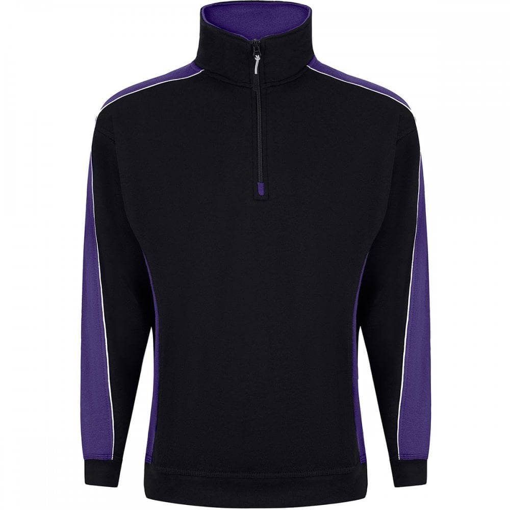 1288 Avocet Two Tone 1/4 Zip Sweatshirt