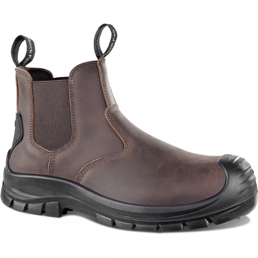 RF256 Furrow Chelsea S3 Safety Boot UK12 - EU47 - US13 Brown *One Size Only - Outlet Store*