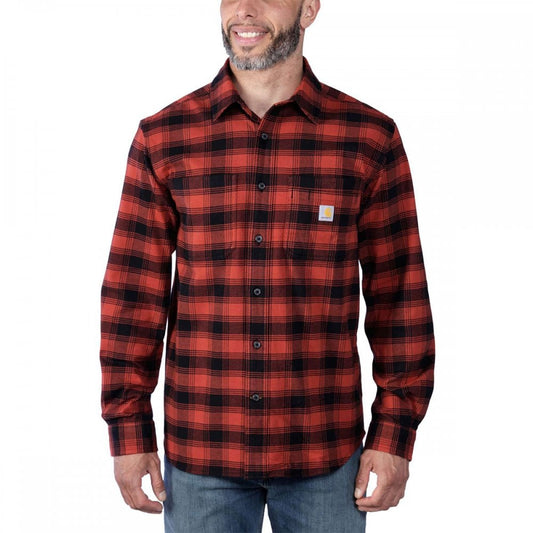 105945 Flannel Long Sleeve Plaid Shirt