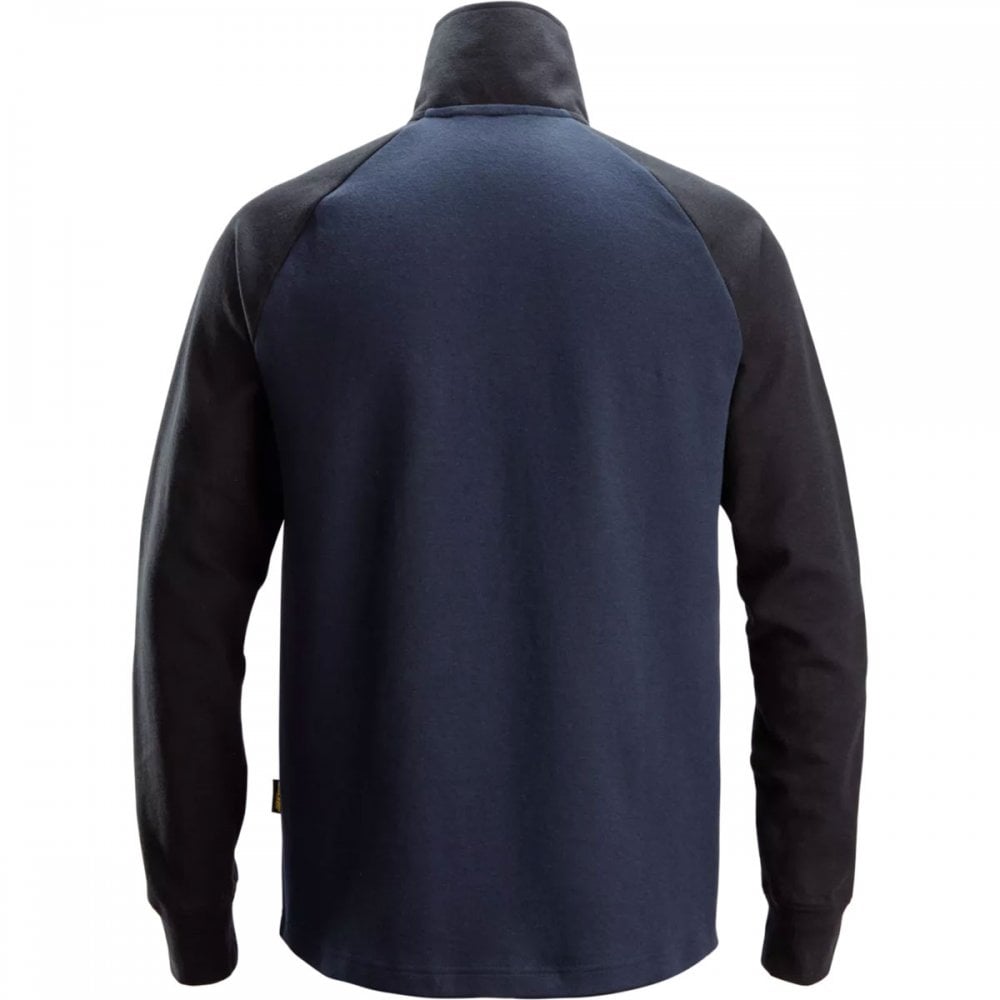 2841 Two-Coloured Half-Zip Sweatshirt