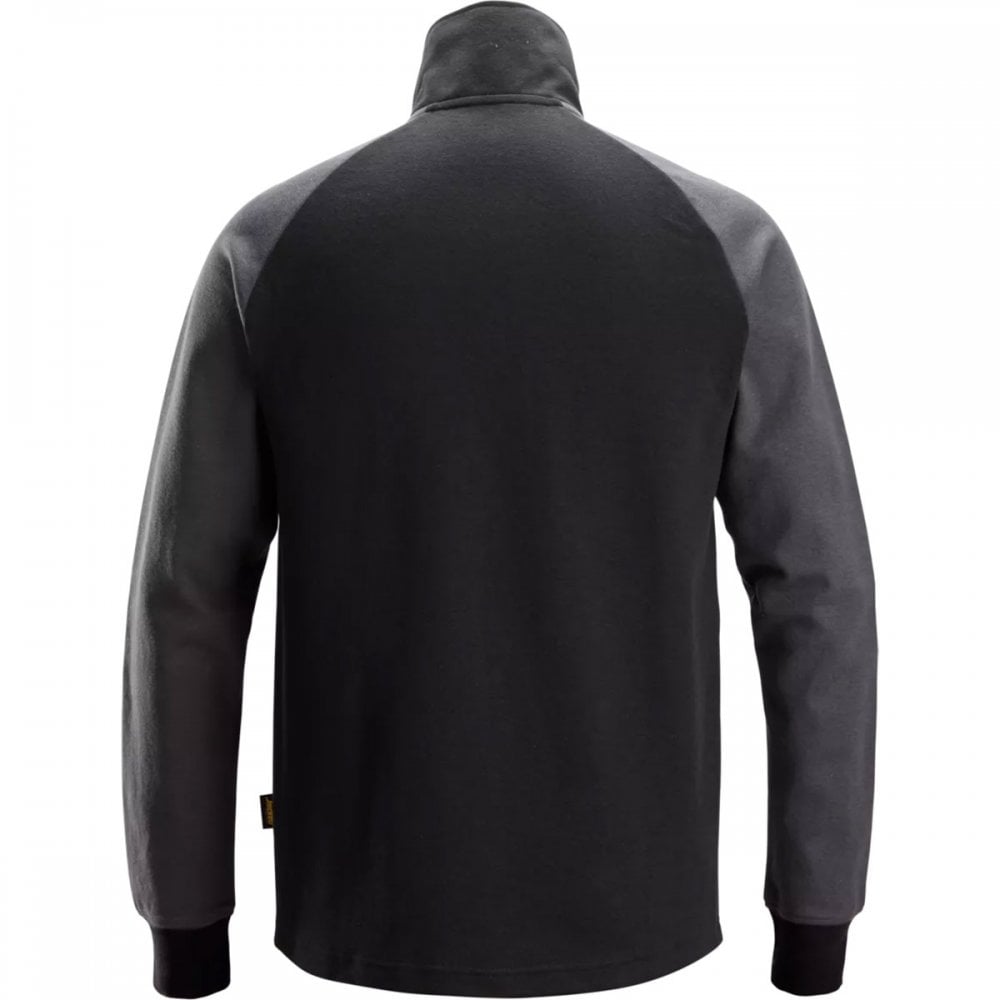 2841 Two-Coloured Half-Zip Sweatshirt