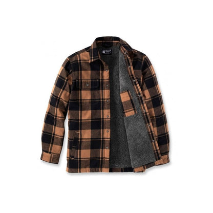 105939 Flannel Sherpa-Lined Shirt Jacket