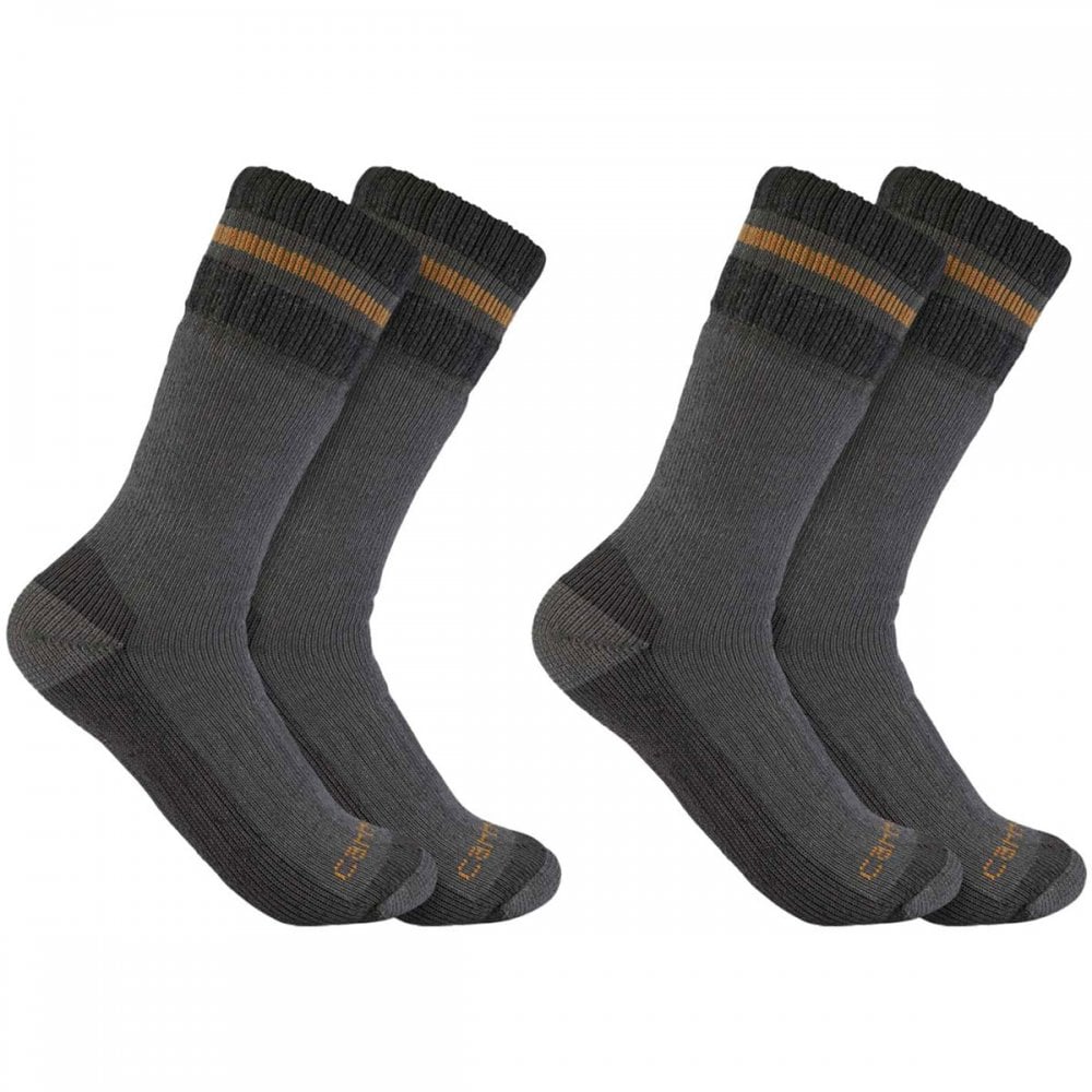 SB7742M Synthetic-Wool Blend Boot Sock 2 Pack Grey XL *One Size Only - Outlet Store*