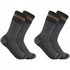 SB7742M Synthetic-Wool Blend Boot Sock 2 Pack Grey L *One Size Only - Outlet Store*