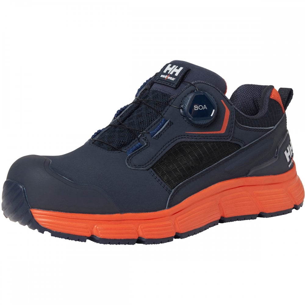 78357 Kensington Breathable Composite MXR BOA® Trainer UK2 - EU35 - US3.5 Navy/Orange *One Size Only - Outlet Store*