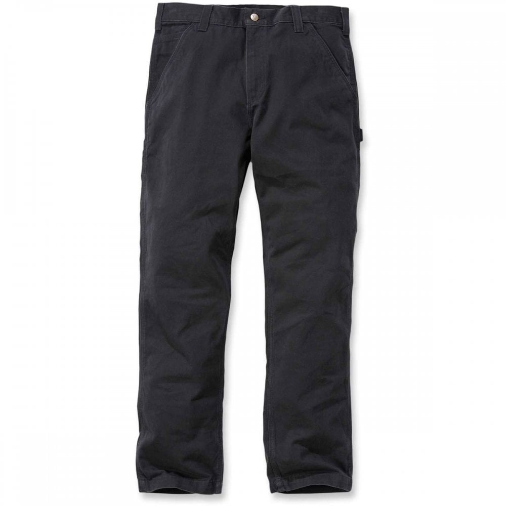 B324 Washed Twill Dungaree Black 30" 38" *One Size Only - Outlet Store*