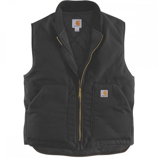 106676 V01 Insulated Rib Collar Gilet Black M *One Size Only - Outlet Store*