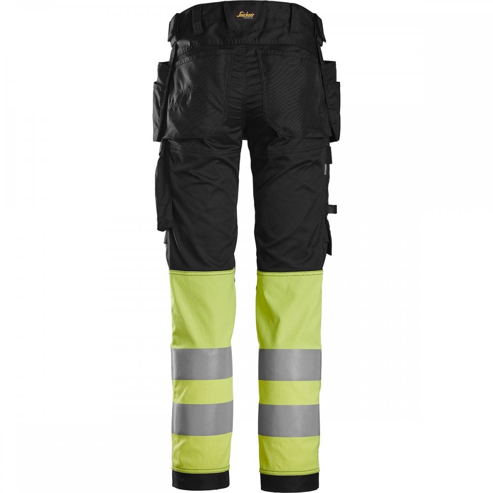 6234 High-Vis Class 1 Stretch Trousers Holster Pockets