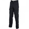 UC904 Cargo Trouser with Knee Pad Pockets Black 31" 50" *One Size Only - Outlet Store*