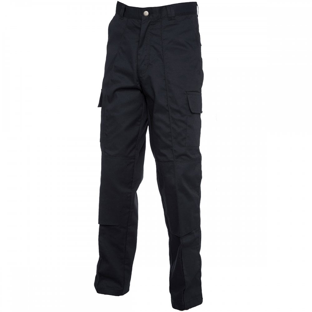 UC904 Cargo Trouser with Knee Pad Pockets Black 31" 50" *One Size Only - Outlet Store*