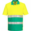 S175 Hi-Vis Lightweight Contrast Polo Shirt Short Sleeve
