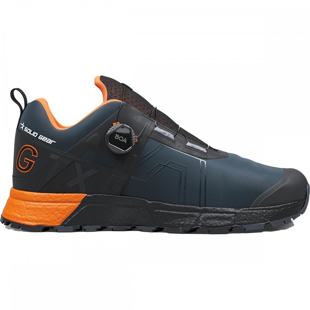 SG16004 Solid Gear GORE-TEX Non Safety Bound GTX Low O6 Occupational Shoe UK12 - EU47 - US13 Blue/Orange *One Size Only - Outlet Store*